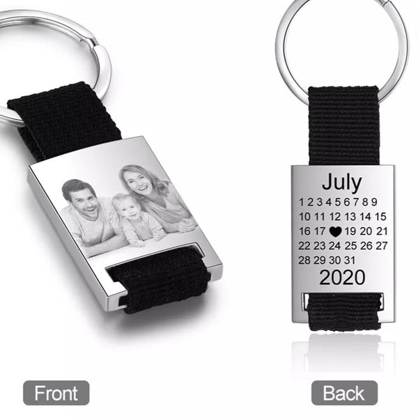 Custom Photo Calendar Keychain HNS Studio Canada
