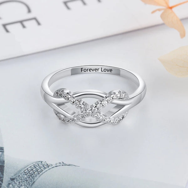 Personalized Infinity Ring HNS Studio Canada
