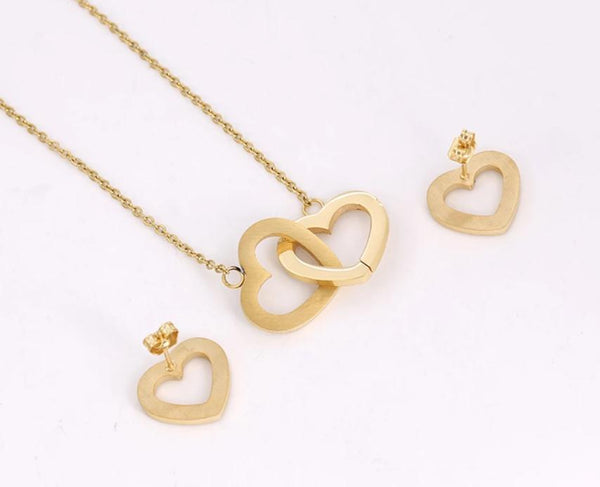 interlocking hearts