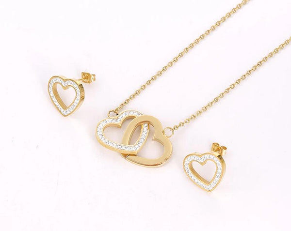interlocking hearts