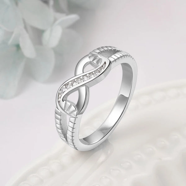 Personalized Infinity Ring