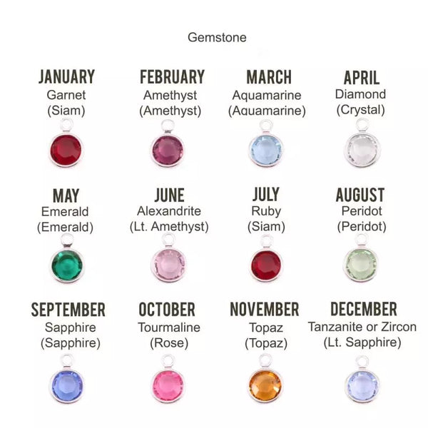 Personalized Name necklace with Birthstone