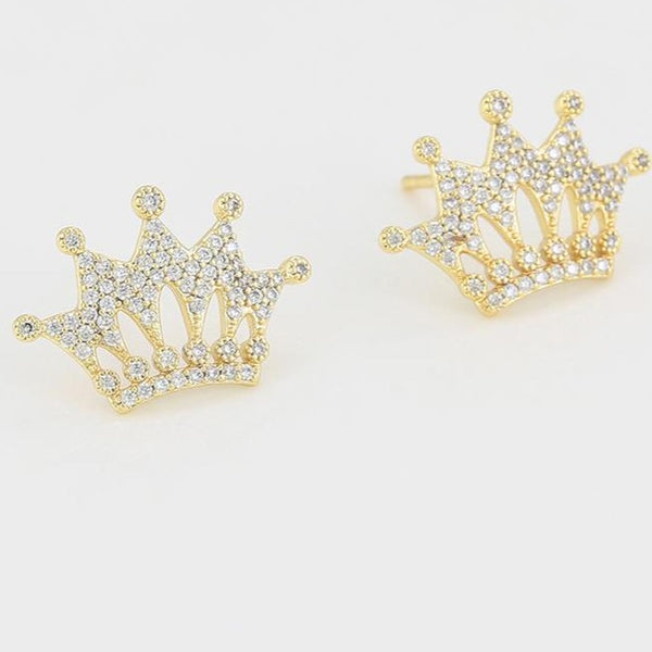 14K Gold Filled Crown Necklace Set