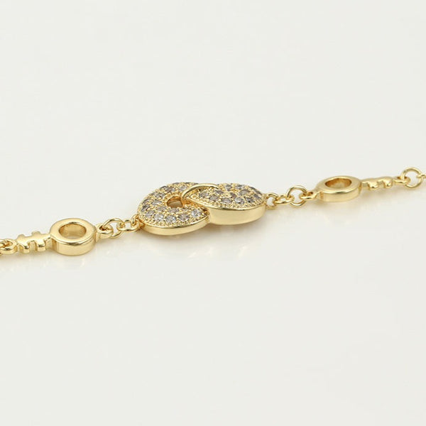 Infinity Anklet Gold HNS Studio Canada