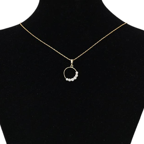 Gold Circle necklace