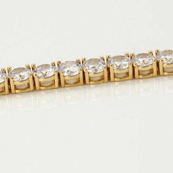 Gold Tennis Bracelet