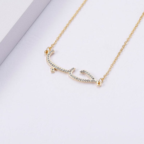 Arabic Crystal Name Necklace