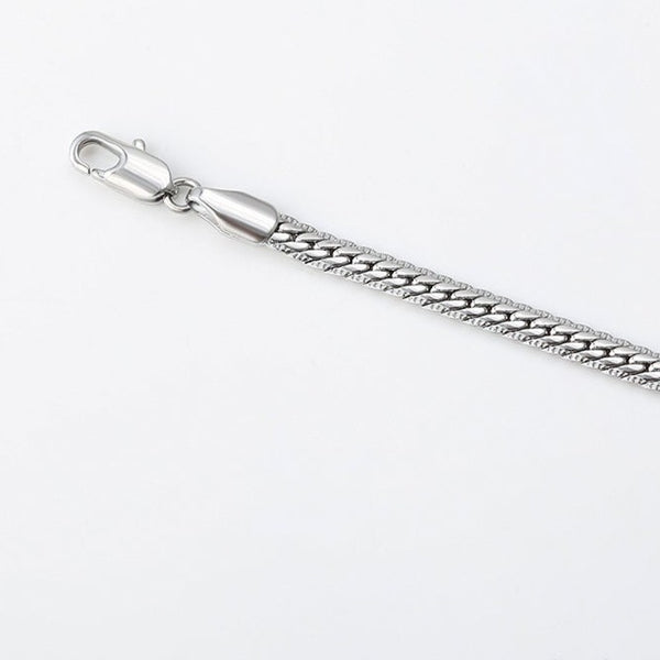 Bold Herringbone Chain Necklace HNS Studio Canada 