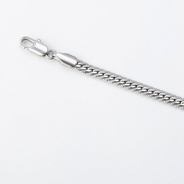 Bold Herringbone Chain Necklace HNS Studio Canada