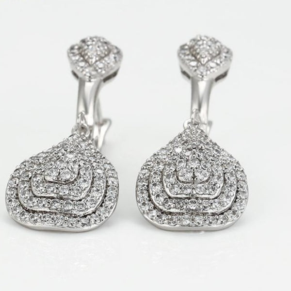 Silver Drops Earrings HNS Studio Canada