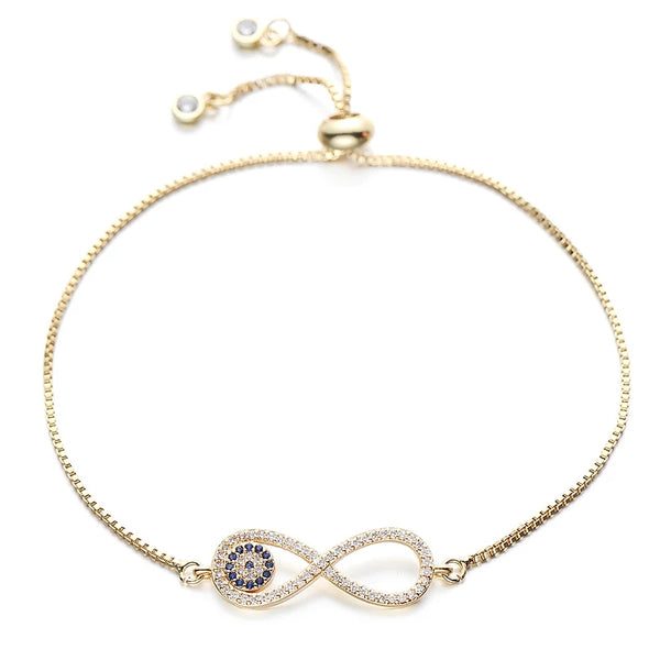 Infinity Evil Eye Bracelet HNS Studio Canada