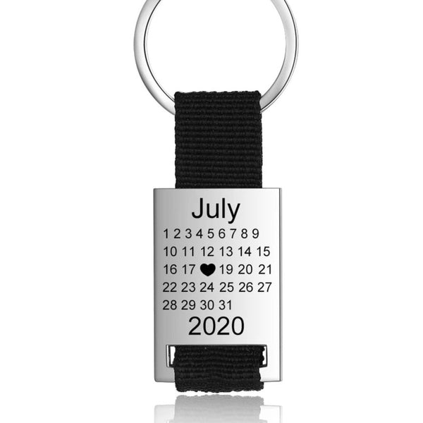 Personalized Calendar Keychain HNS Studio Canada