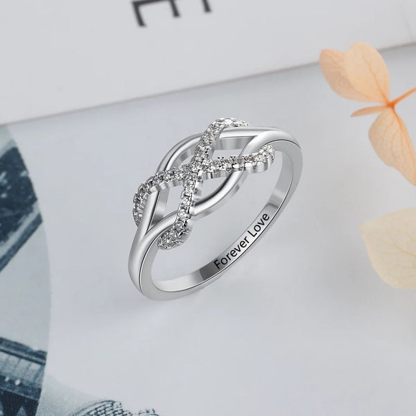 Personalized Infinity Ring HNS Studio Canada