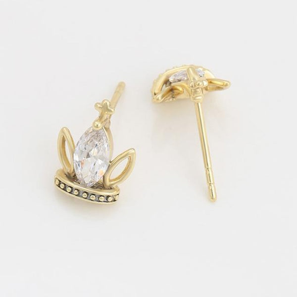 14K Gold Filled Crown Necklace Set HNS Studio Canada