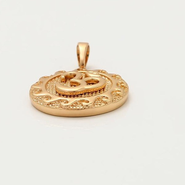 Gold OM Necklace HNS Studio Canada