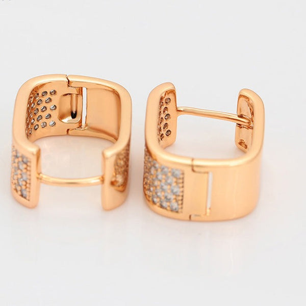 Pavé Diamond U Hoops HNS Studio Canada