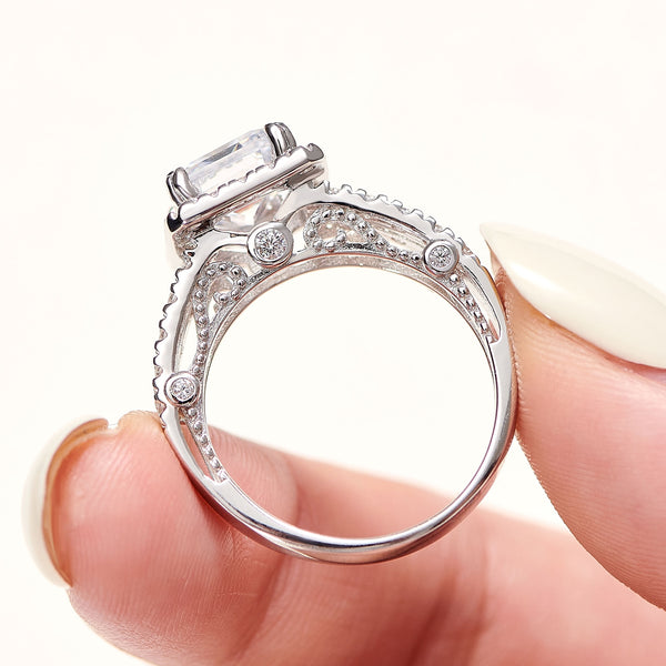 Emerald Cut Engagement Rings HNS Studio Canada