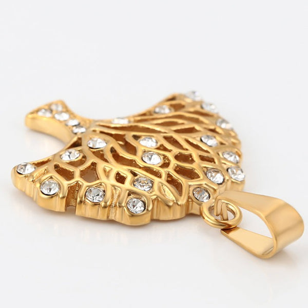 Tree of Life Pendant Necklace 24K Gold plated HNS Studio Canada