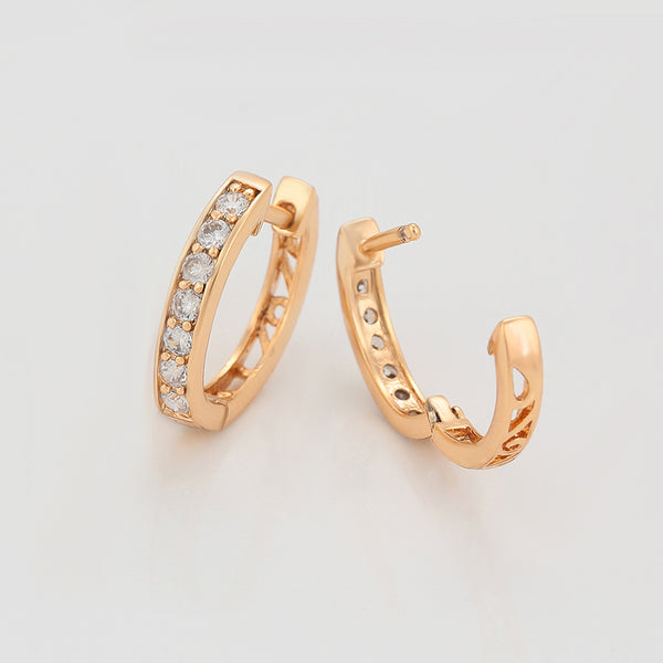 Gold hoops HNS Studio Canada