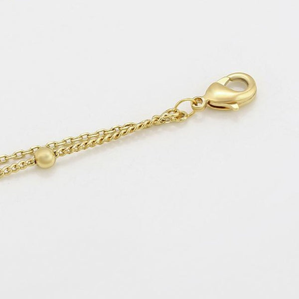 14k Gold Filled Honey Bee Charm Two Layers Anklet HNS Studio Canada