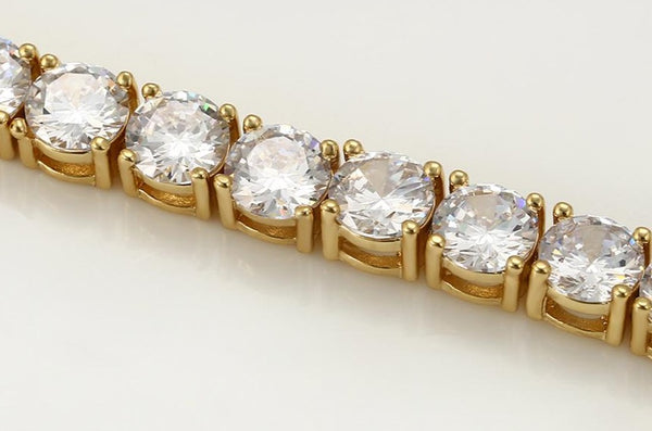 Gold Tennis Bracelet