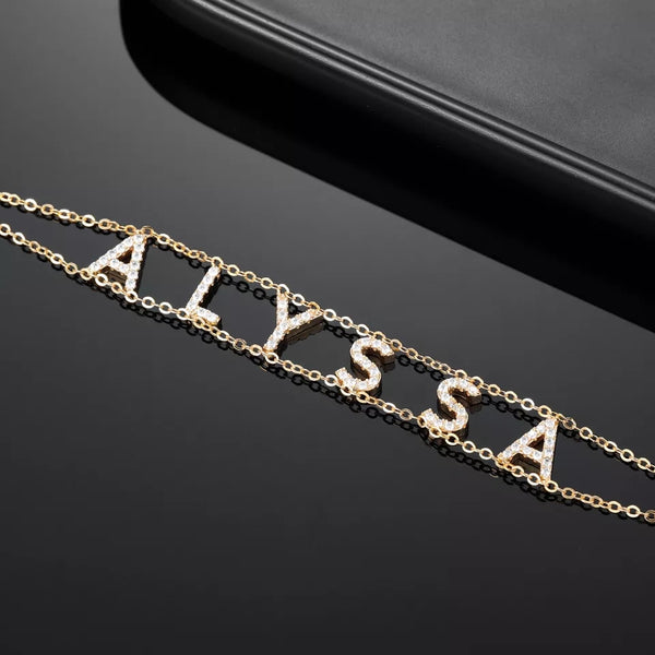Personalized Name Bracelet HNS Studio Canada