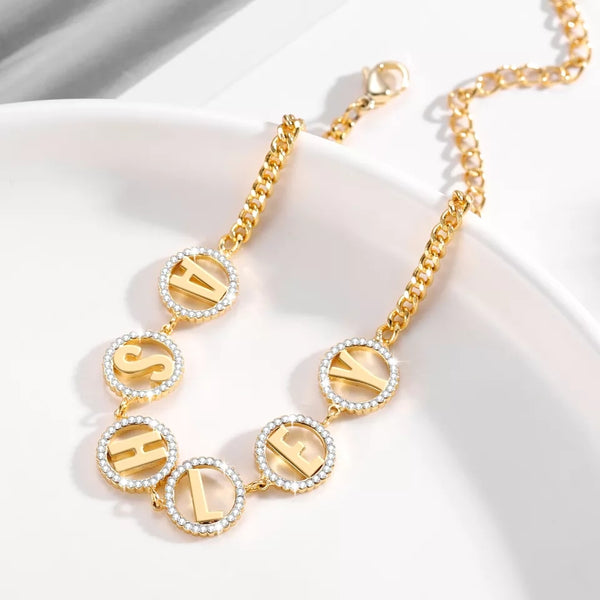 Personalized Name Bracelet HNS Studio Canada