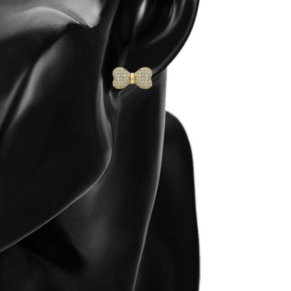 14K Gold Filled Bow Studs HNS Studio Canada