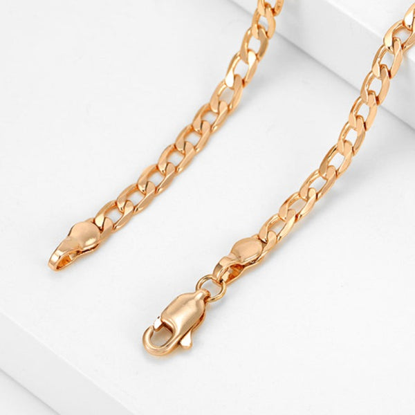 18k Gold Filled Curb Chain Necklace HNS Studio Canada