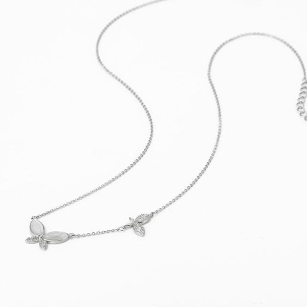 Silver Butterfly Necklace HNS Studio Canada