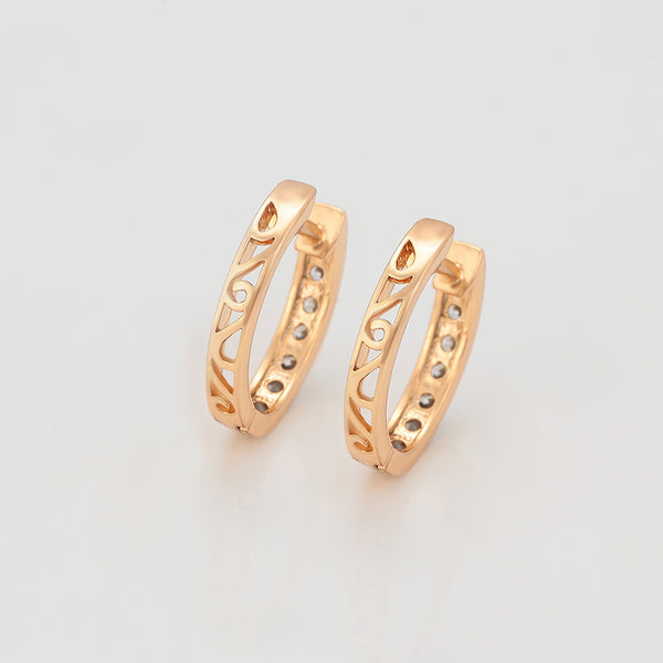 Gold hoops HNS Studio Canada