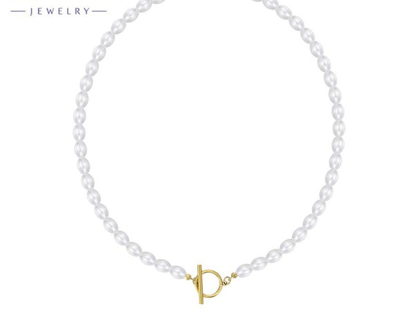 White Pearl Necklace HNS Studio Canada