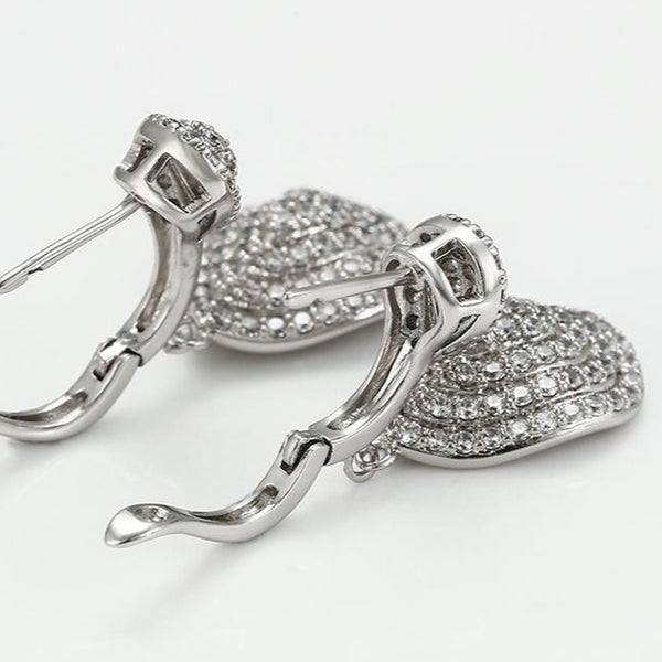 Silver Drops Earrings HNS Studio Canada