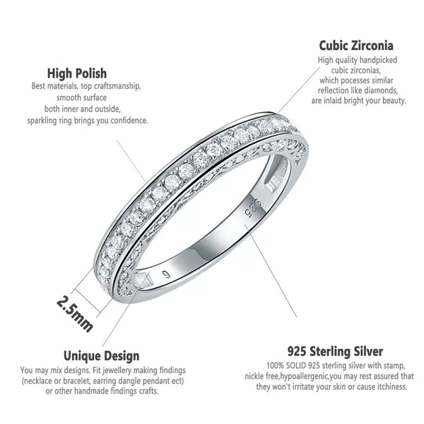Sterling Silver Eternity Ring