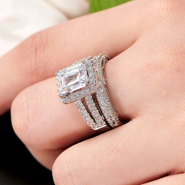 Emerald Cut Engagement Rings HNS Studio Canada