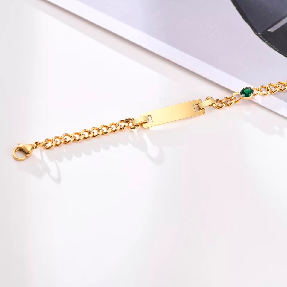 1234567 or 8 Birthstone Bracelet Custom Bracelet -  Canada