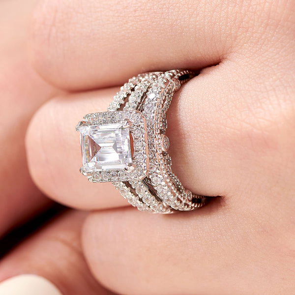 Emerald Cut Engagement Rings HNS Studio Canada