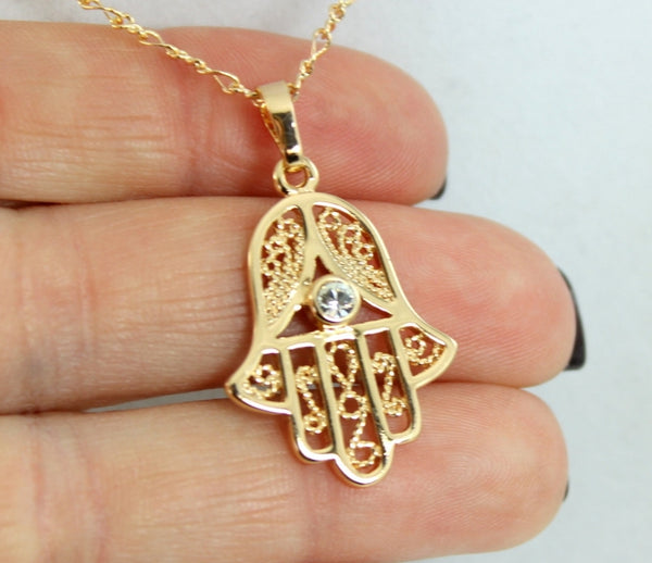 Hamsa Necklace