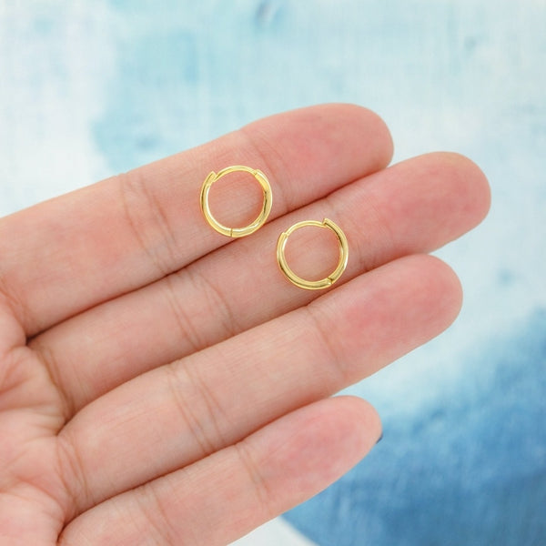 Small Hoop Earrings 18k Gold plated