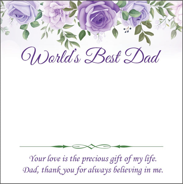 Personalized Dad Keychain-HNS Studio