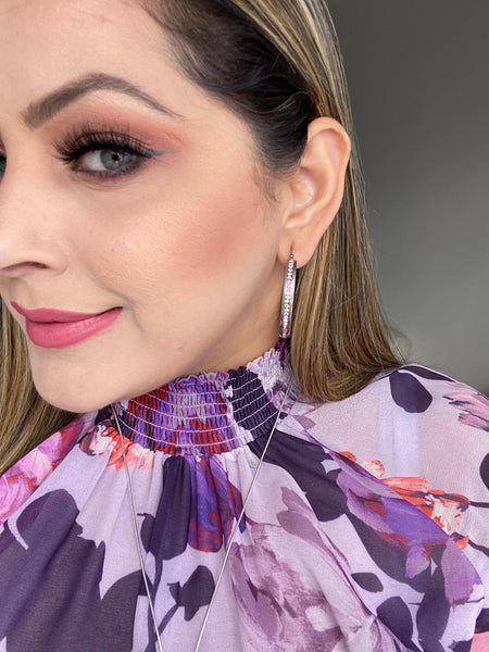 Silver Hoop Earrings HNS Studio Canada