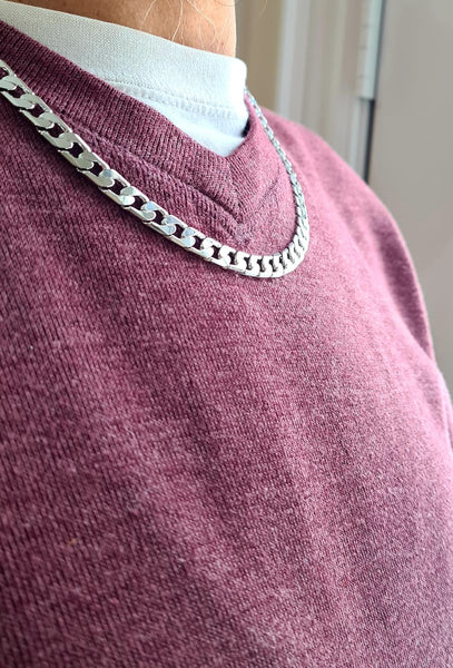 Men Silver Necklace HNS Studio Canada