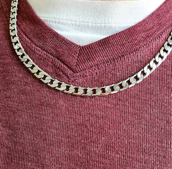 Men Silver Necklace HNS Studio Canada