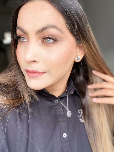 Black Crystal Jewelry Set