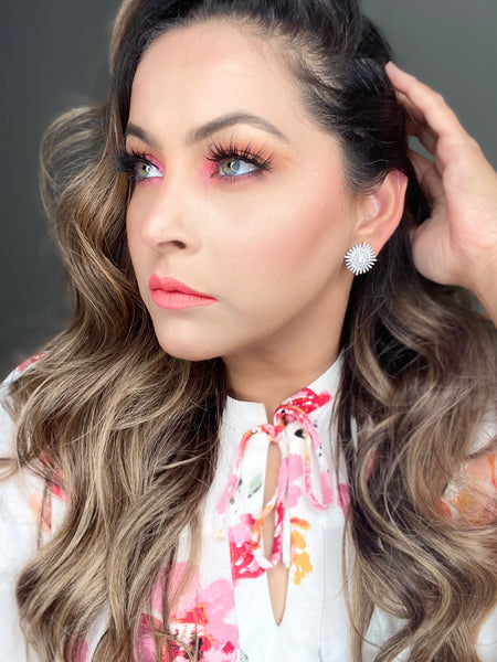 Double Halo Cubic Zirconia Studs