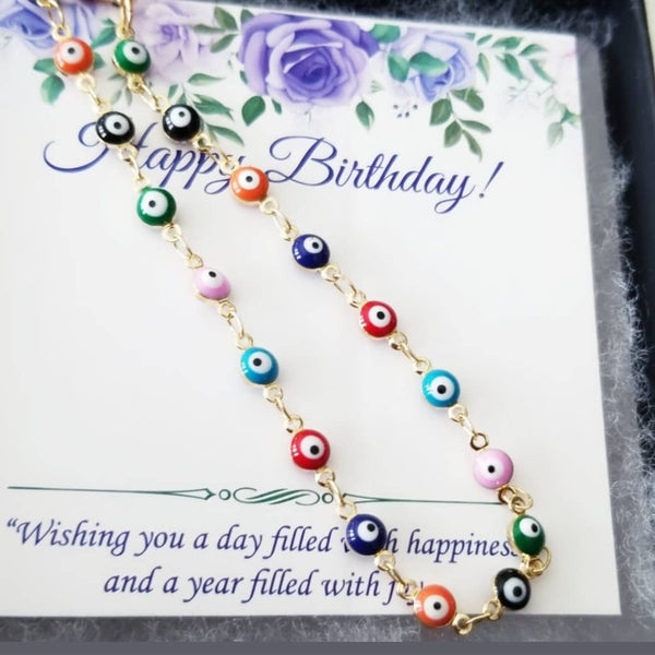 Evil Eye Anklet HNS Studio Canada