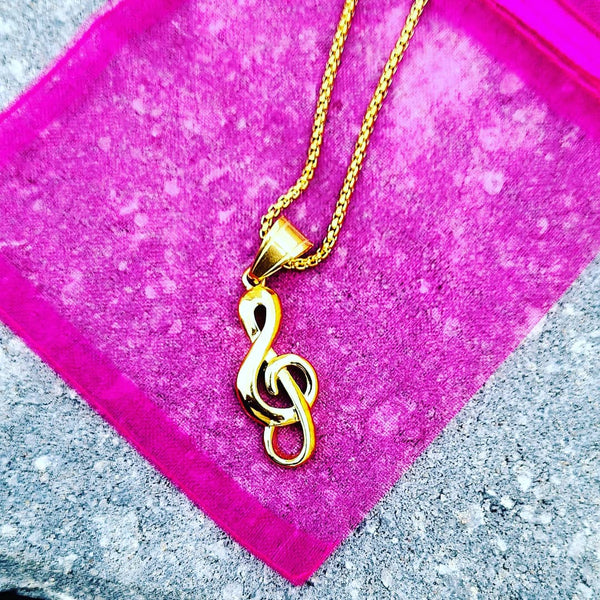 Music Note Necklace