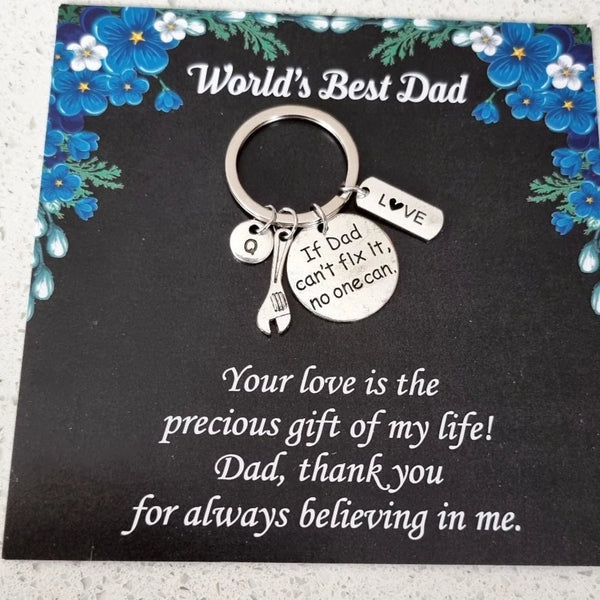 If Dad Can't Fix it No One Can Personalized Keychain HNS Studio Canada