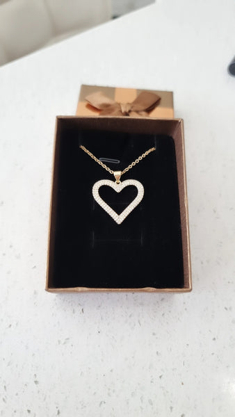 Gold Plated Heart Necklace