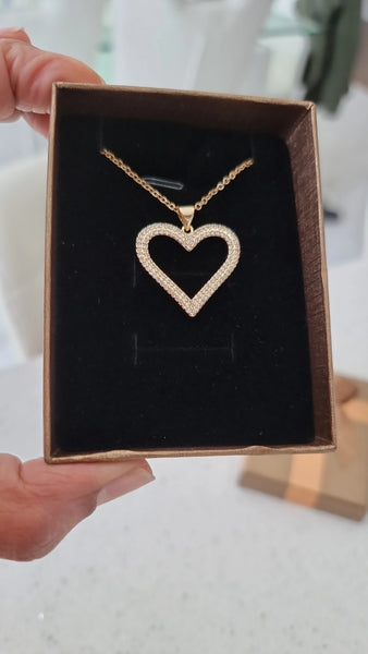 Gold Plated Heart Necklace